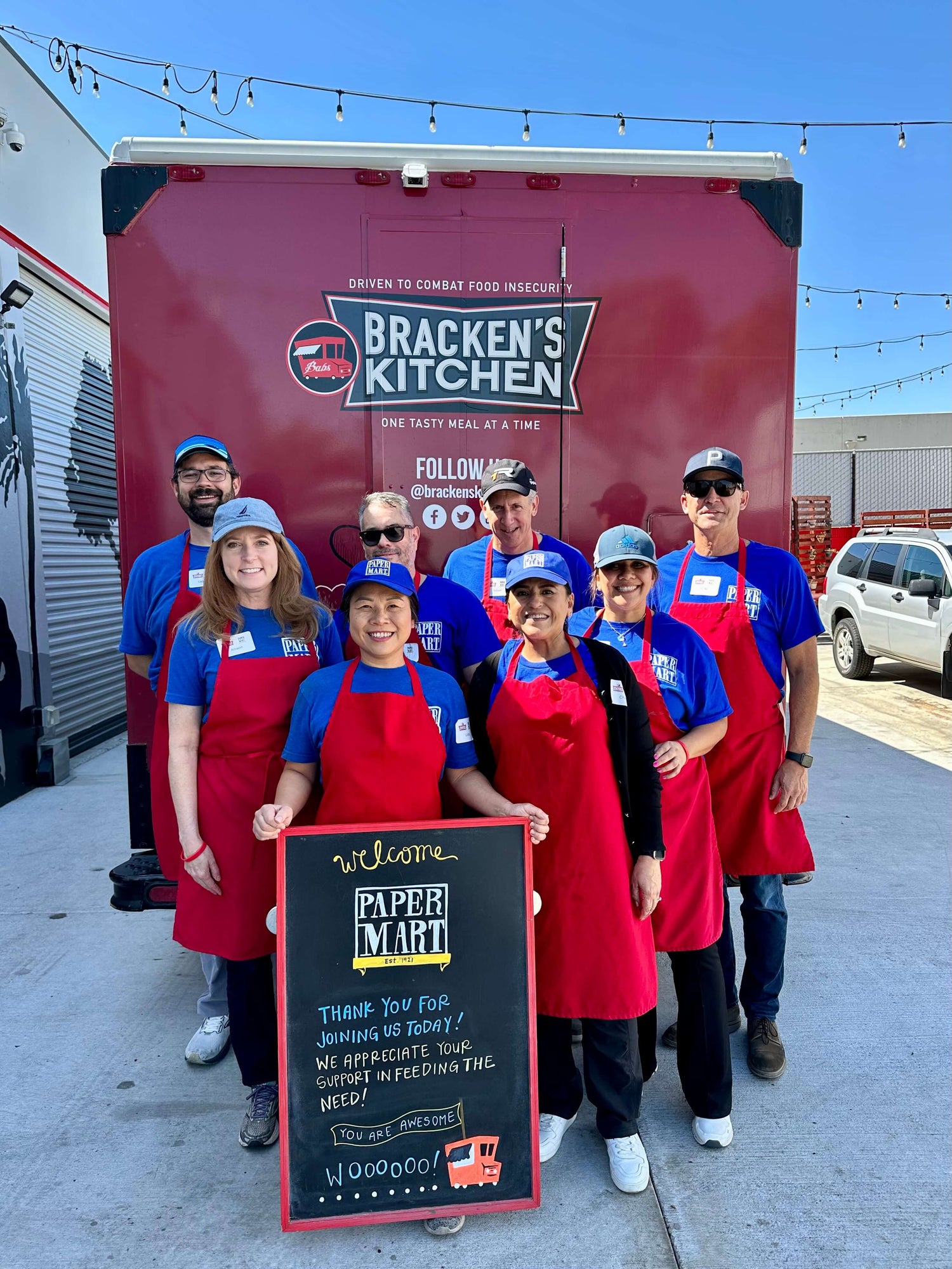 A Day of Giving Back: Paper Mart Volunteers at Bracken's Kitchen