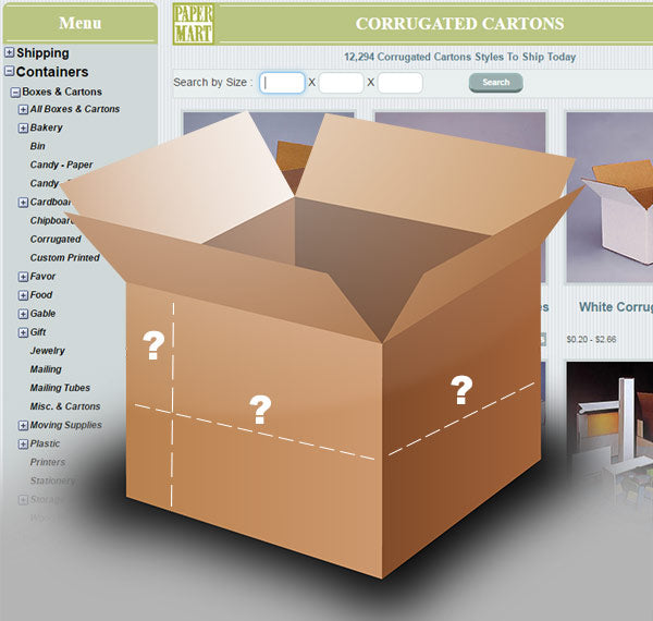 Paper Mart - Box Finder