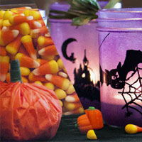 Pumpkin Paper & Glowing Jars