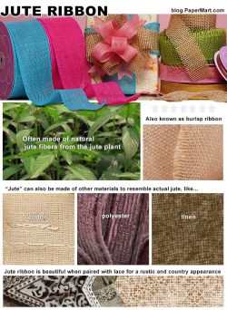 All About Ribbon Infographic: Jute