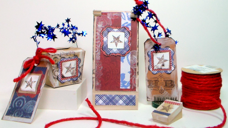 Americana Party Decorations from The Frugal Crafter