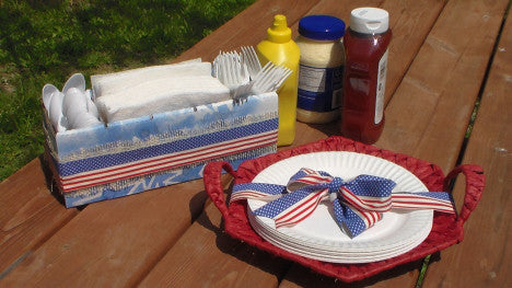 DIY Americana Untensil Caddy