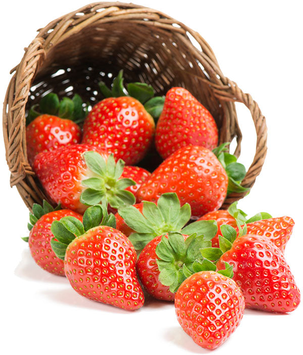 how to design fruit baskets - strawberries in a basket