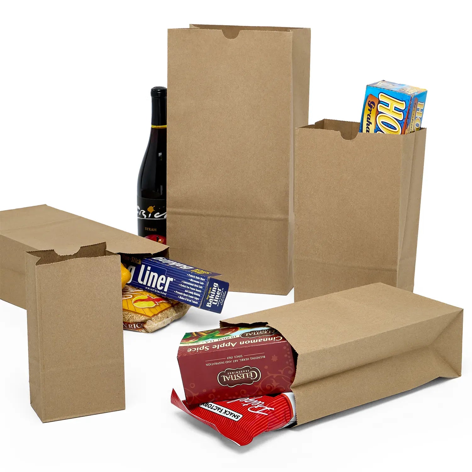 Heavy Duty Grocery Bags - Hardware Bags (250/Case)