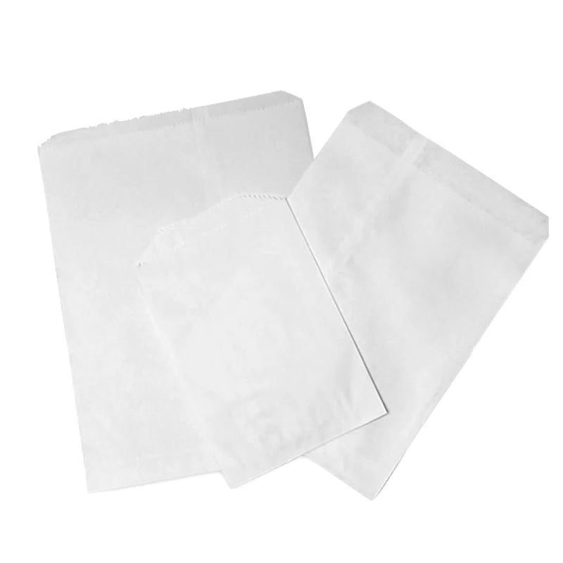 White Paper Merchandise Bags