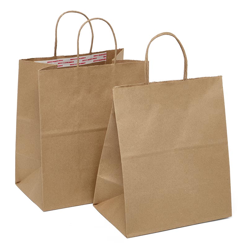 Tamper Resistant Take-Out Shopping Bags (250/Pack)