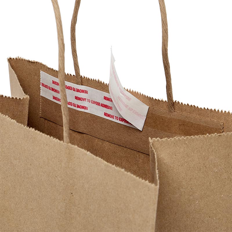 Tamper Resistant Take-Out Shopping Bags (250/Pack)