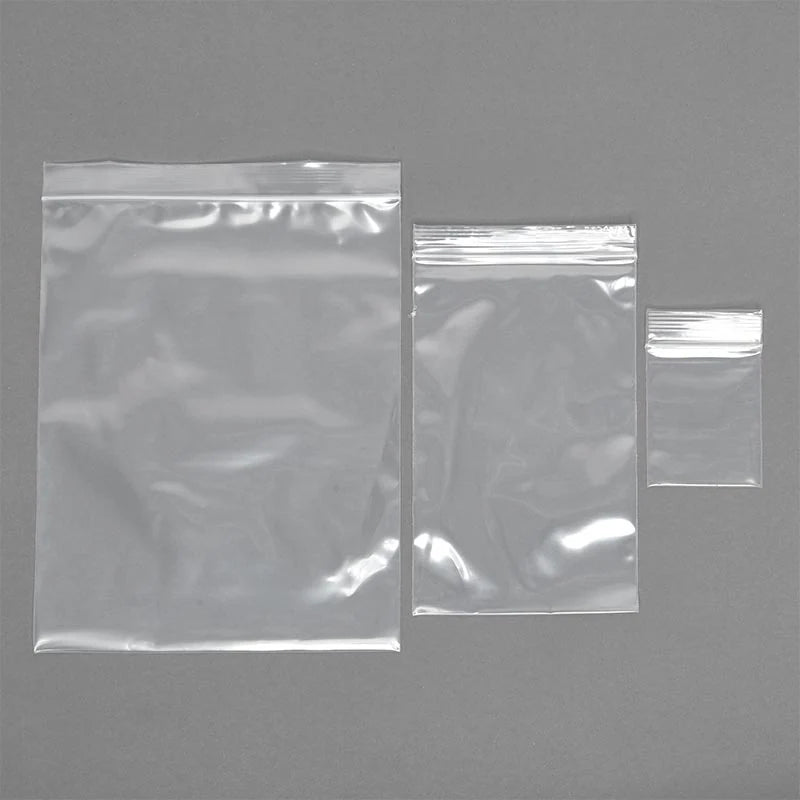 Zipper Reclosable Poly Bags (1,000/Pack)