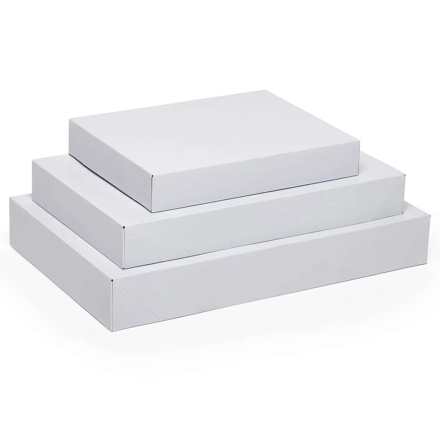 Matte White Apparel Boxes