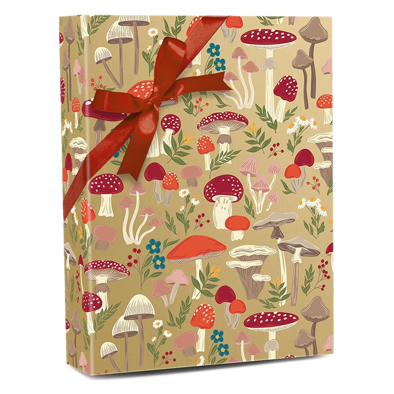 Mushroom Forest Gift Wrap