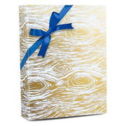 Golden Wood Grain Gift Wrap