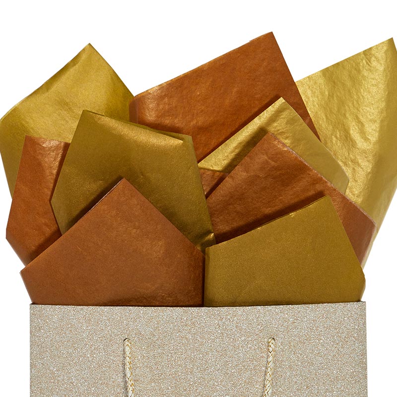 Single Faced Metallic Tissue Paper (200/Pack)