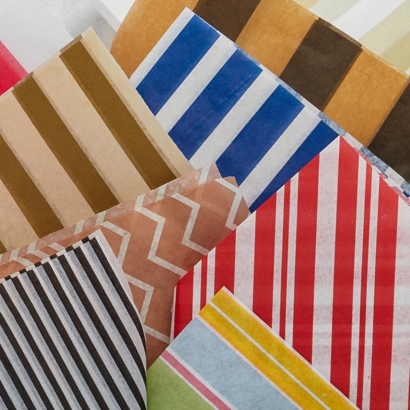 Stripe Pattern Tissue Paper (240/Pack)