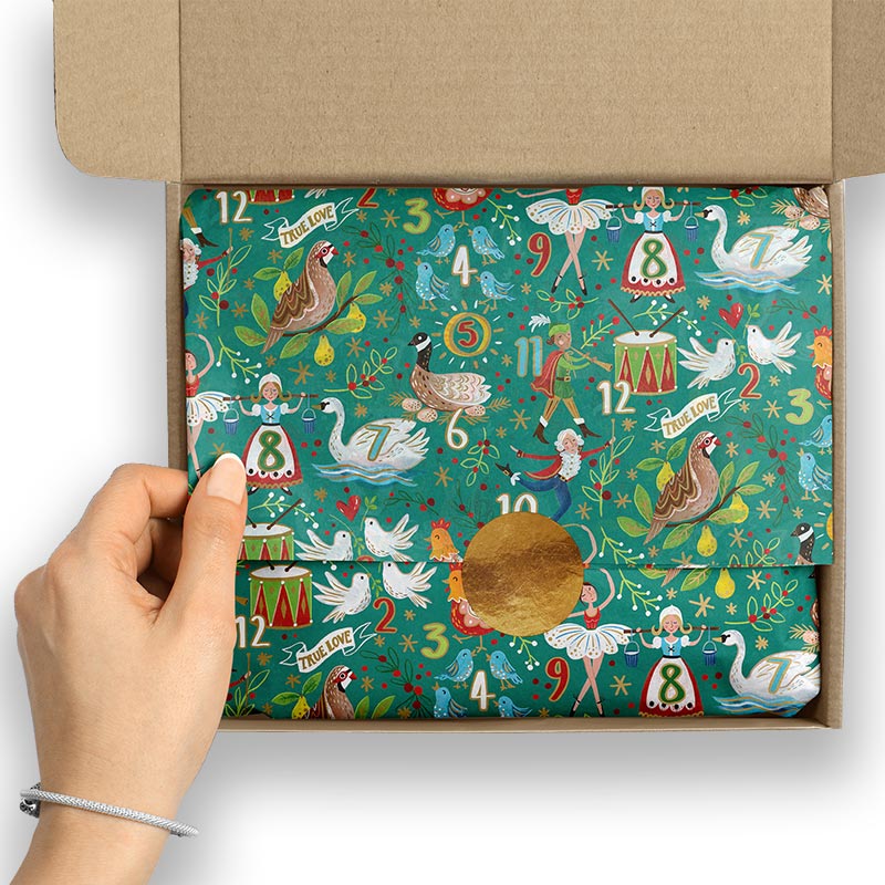 12 Days Premium Tissue Paper (240 Sheets/Package)