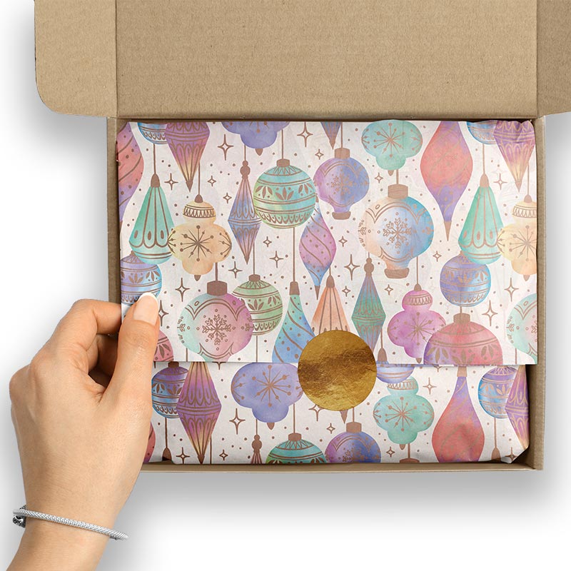 Watercolor Ornaments Premium Tissue Paper (240 Sheets/Package)