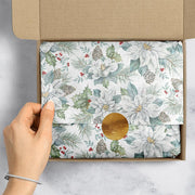 Snowdrift Floral Premium Tissue Paper (240 Sheets/Package)