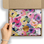 Watercolor Flowers Premium Tissue Paper (240 Sheets/Package)
