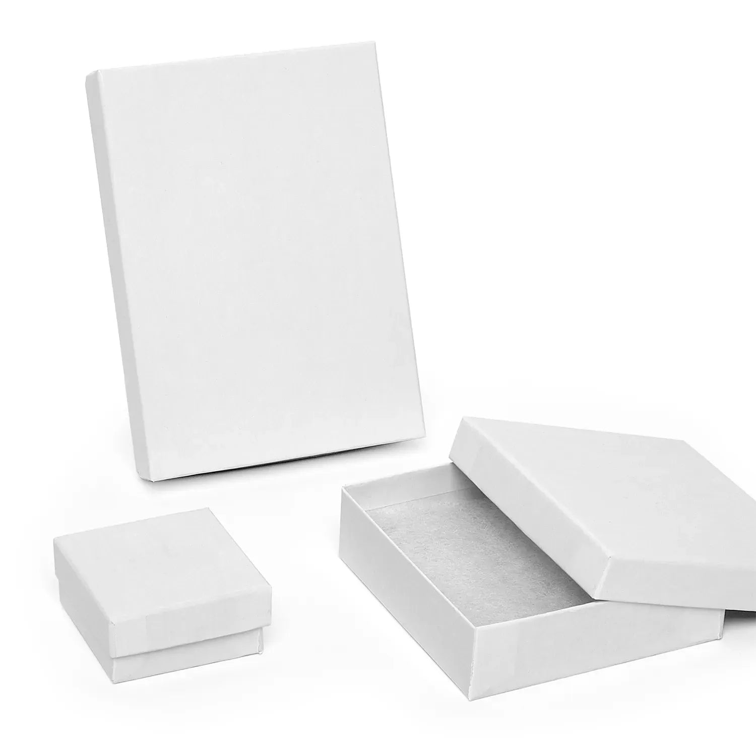 White Jewelry Boxes (100/Pack)