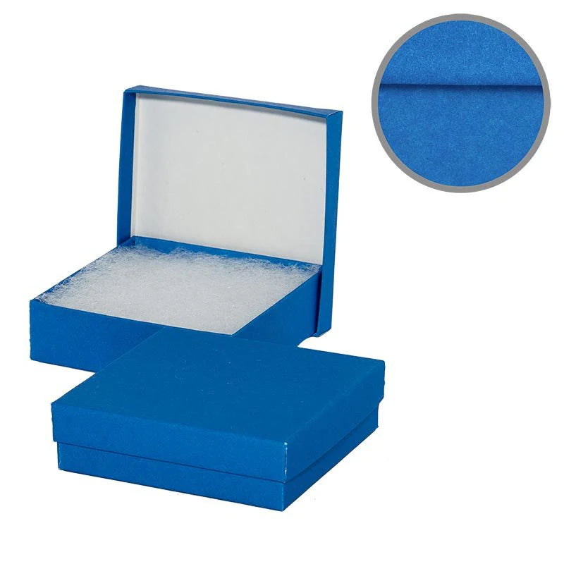 Solid Colored & Embossed Jewelry Boxes (100/Pack)