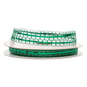Green Metallic Chain Link Ribbon (2/4" X 10YD)