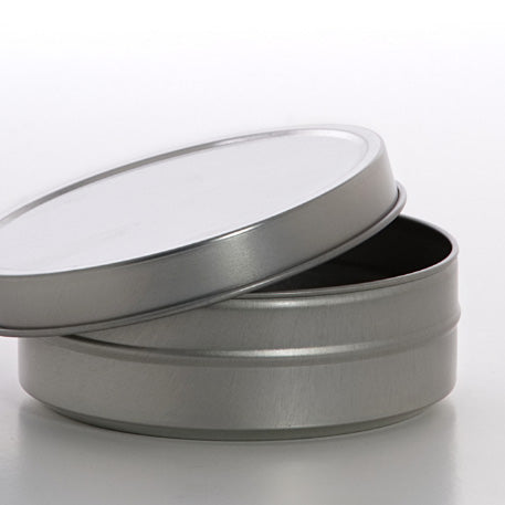 Stackable Shallow Round Tin Cans (432/Pack)