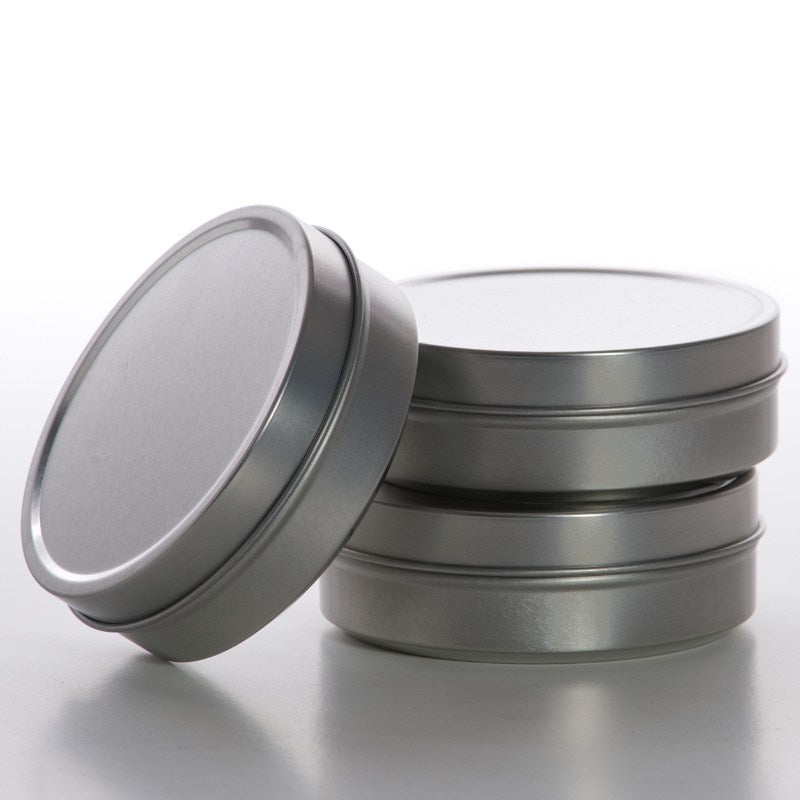 Stackable Shallow Round Tin Cans (432/Pack)