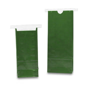 Colored Tin Tie Green Coffee Bags (500/Pack)