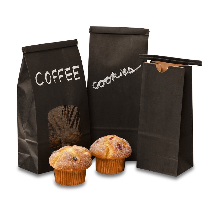 Chalkboard Tin Tie Coffee Bags (500/Pack)