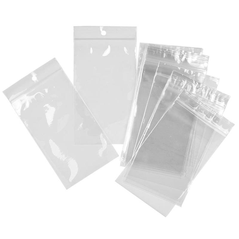 Zip Lock Bags with Hang Hole (1000/Pack)