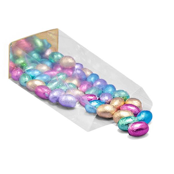Cardboard Bottom Insert Gusseted Cello Bags (100/Pack)
