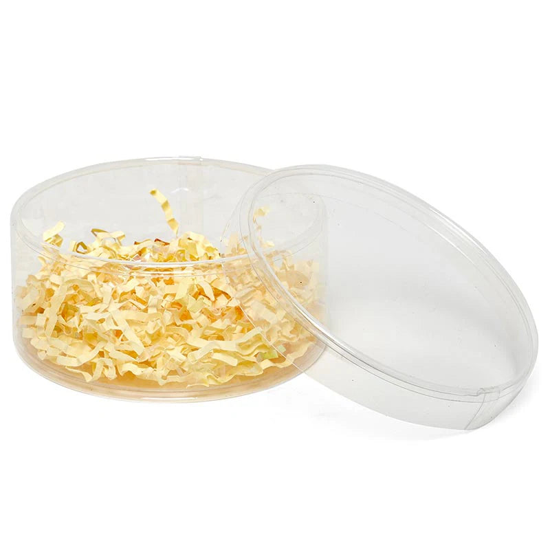 Clear Round Plastic Containers (48/Pack)