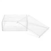 Hard Acrylic Plastic Boxes (12/Pack)