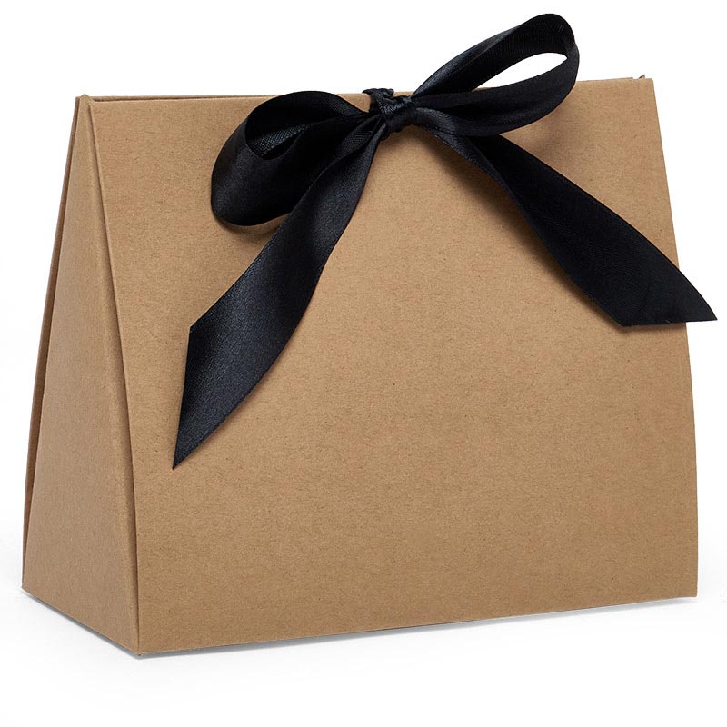 Peekaboo Tent Favor Boxes with Ribbon (50/Pack)