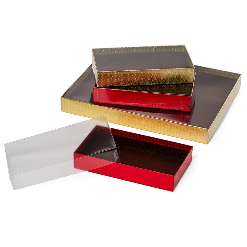 Diamond Embossed View Top Boxes