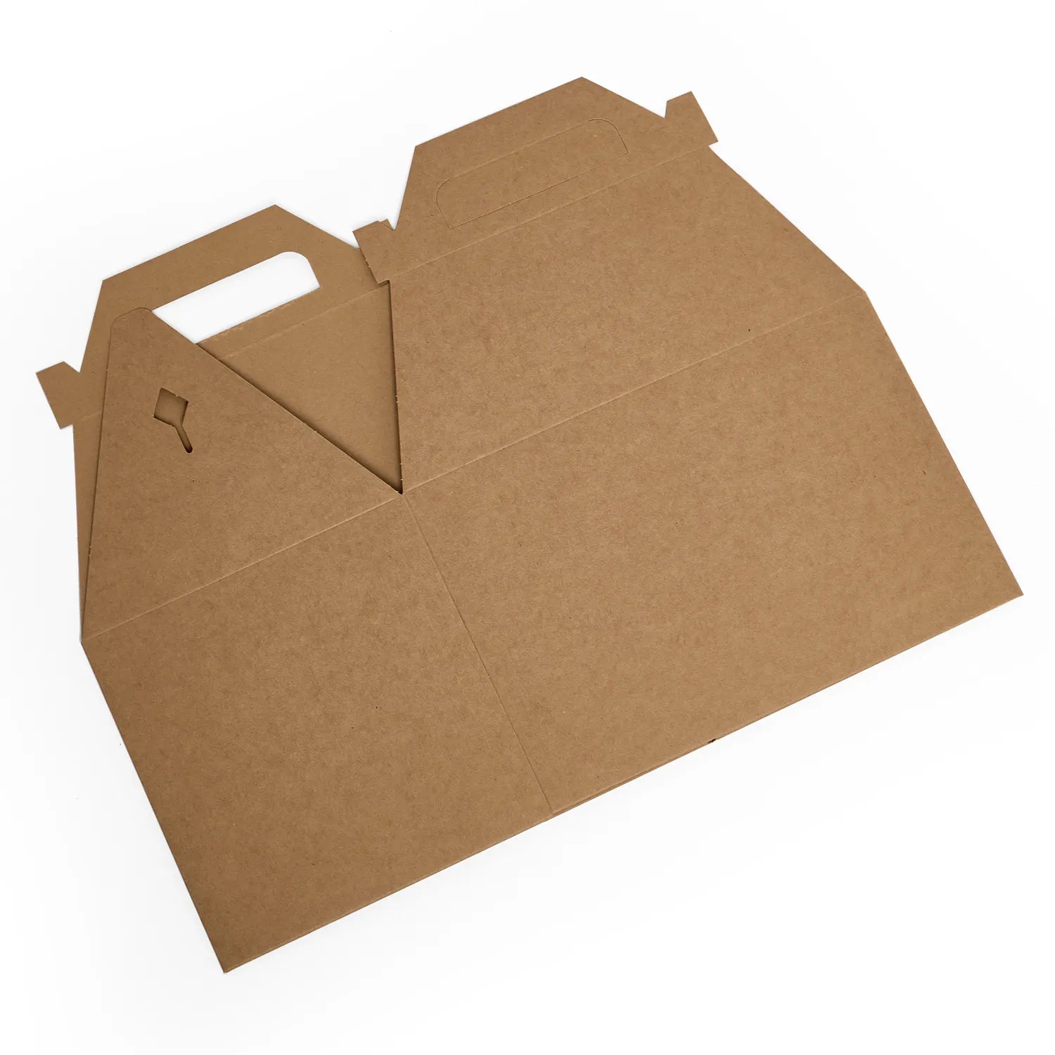 Kraft & White Gable Boxes (100/Pack)