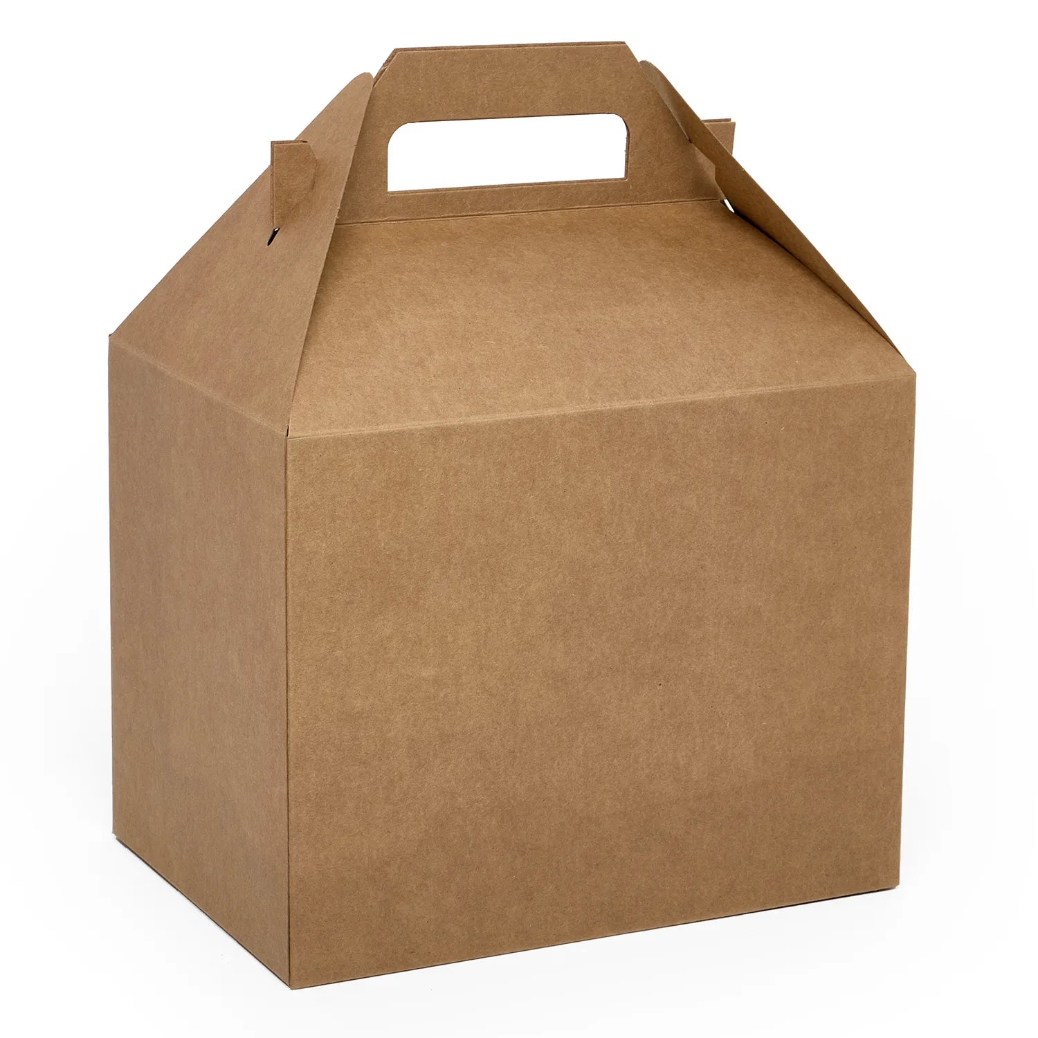 Kraft & White Gable Boxes (100/Pack)