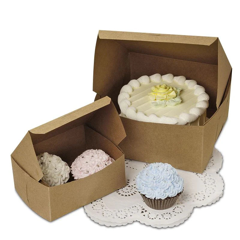 Natural Kraft Cake & Pie Boxes (200/Pack)