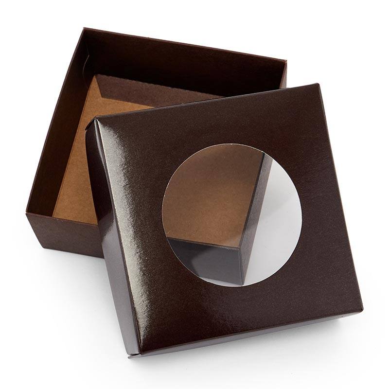 Cookie Boxes with Round Window (100/Pack)