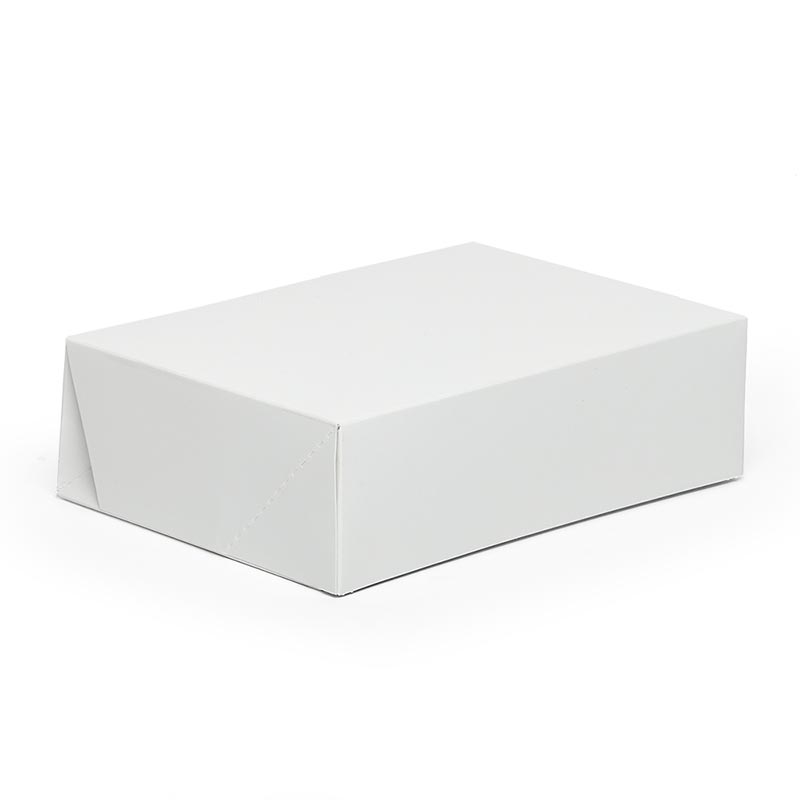 White Matte Premium Auto-Popup Bakery Boxes (100/Pack)