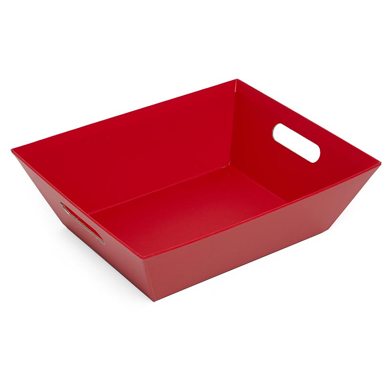 Colored Heavy Cardboard Basket Trays (50/Pack)
