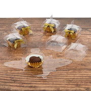 Clear Tab Top Small Square Favor Boxes (20/Pack)
