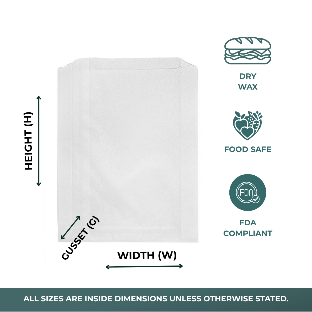 Paper Sandwich Bags (2000/Pack)