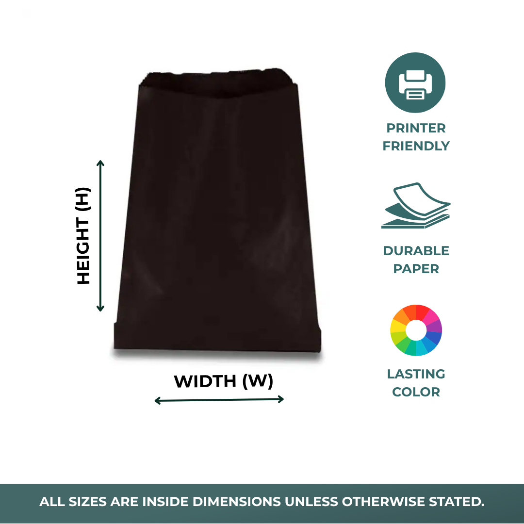 Colored Paper Merchandise Bags (1000/Pack)