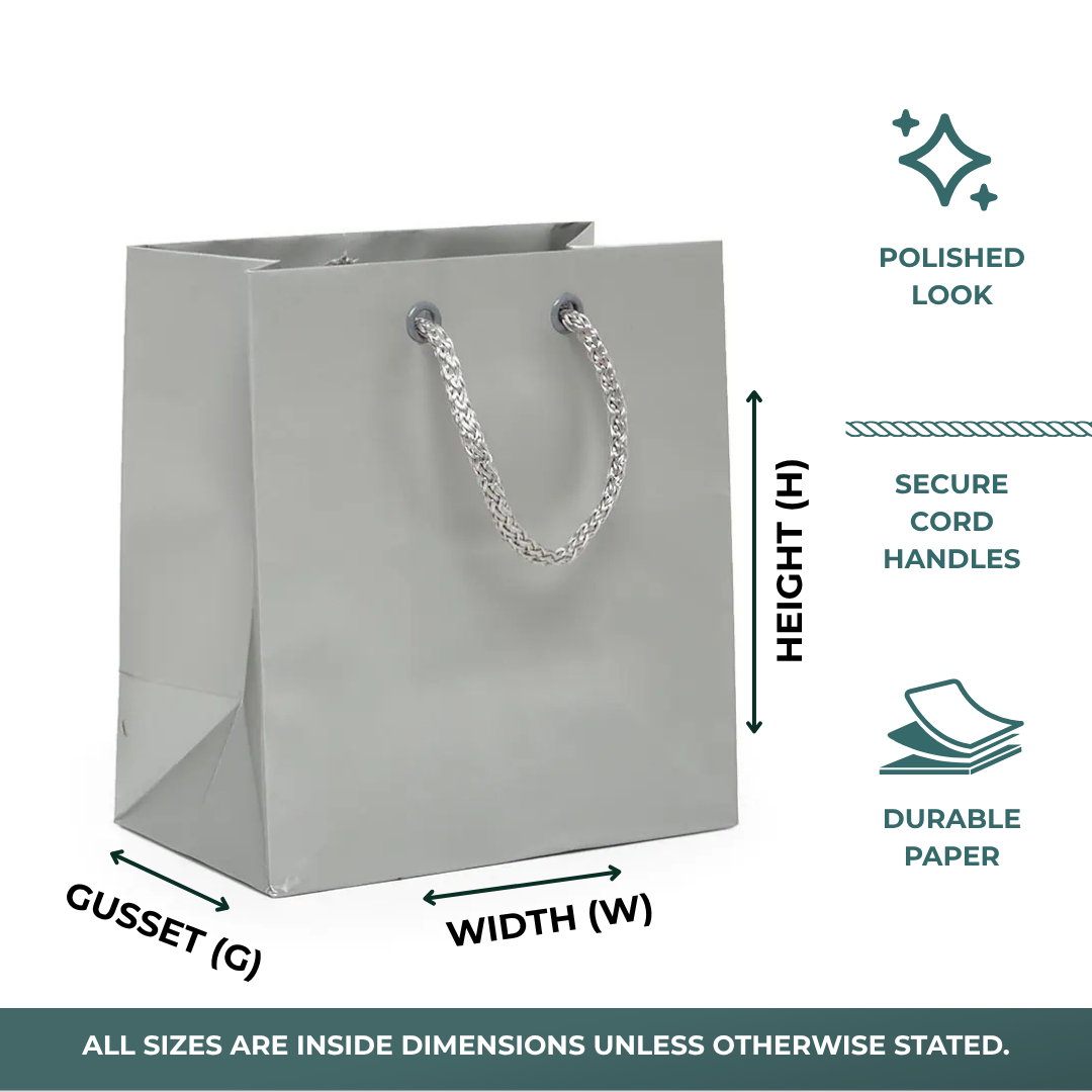 Matte Colored Euro Totes (100/Pack)