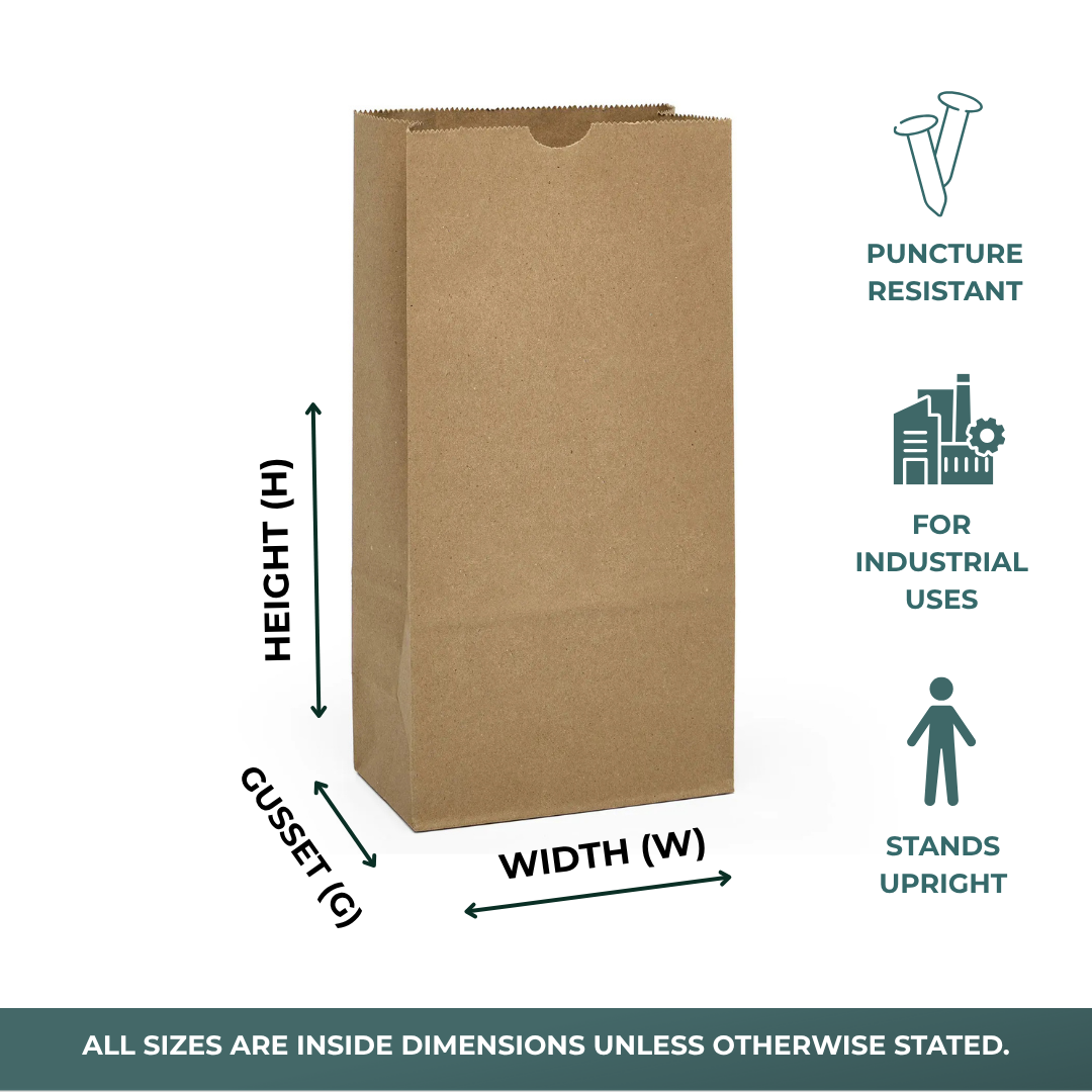 Heavy Duty Grocery Bags - Hardware Bags (250/Case)