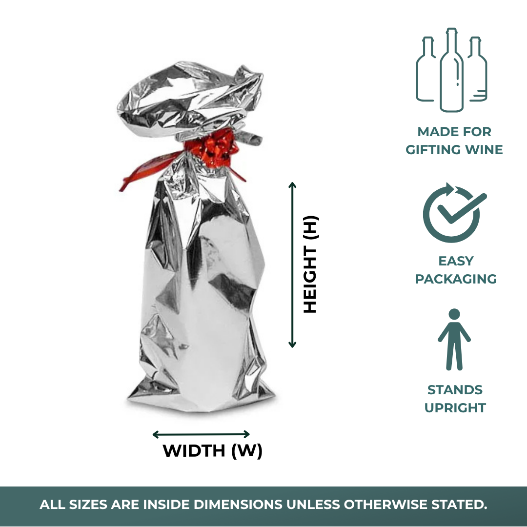 Plastic & Mylar Wine Bags (100/pack)