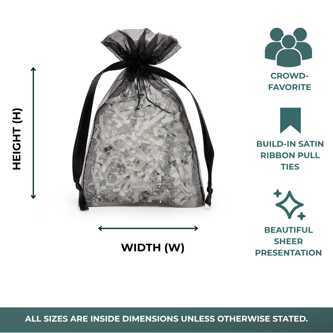 Standard Organza Bags (30/Pack)