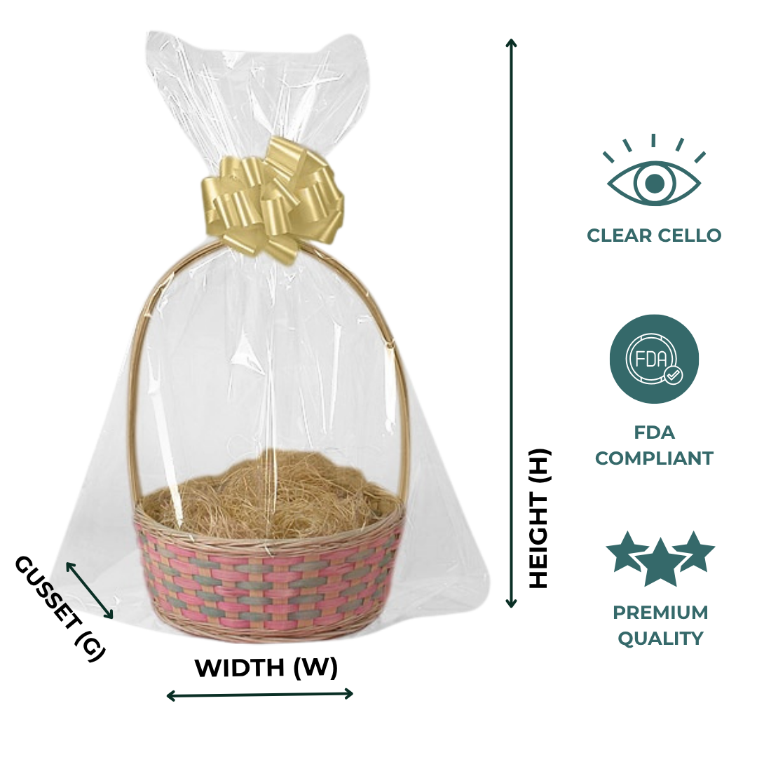 Gift Basket Bags (100/Pack)