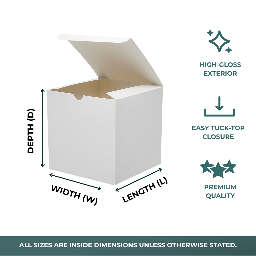 High Gloss Tuck Top Gift Boxes