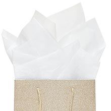 Premium Quality Gift Wrap Paper Basic Solid White Bulk Tissue